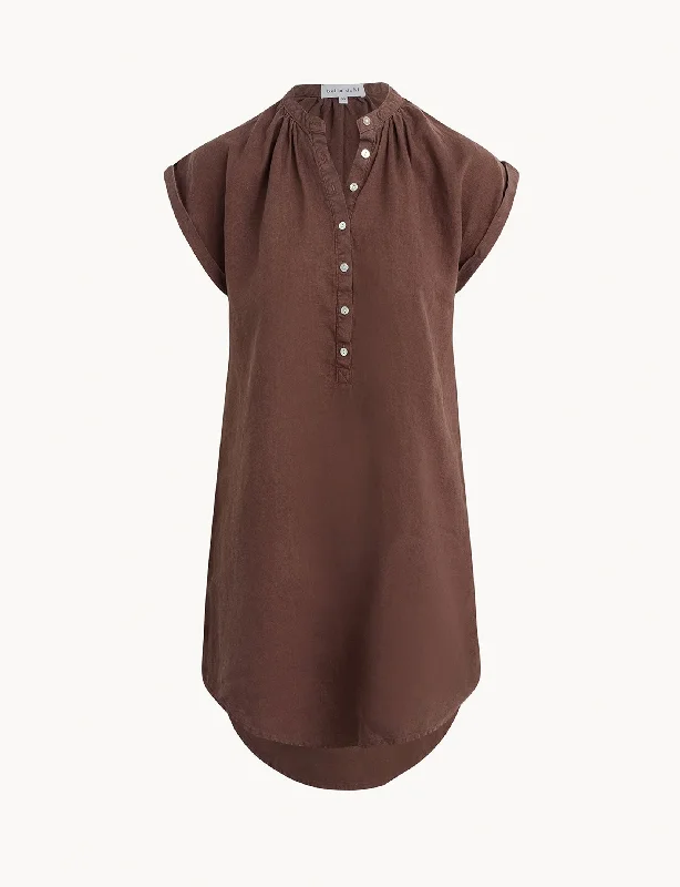 Henley Dress, Cocoa Cobana