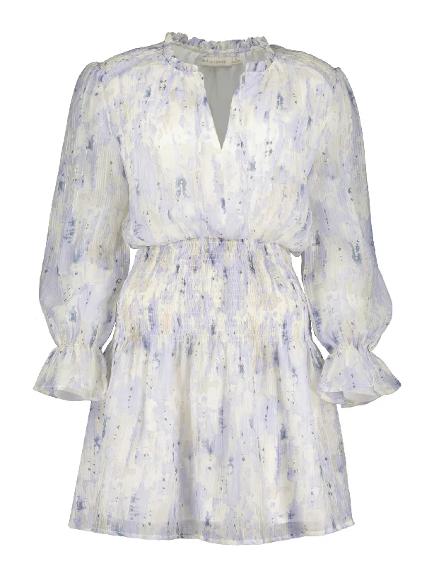 Marmont Boho Dress, Peri Botanical Print