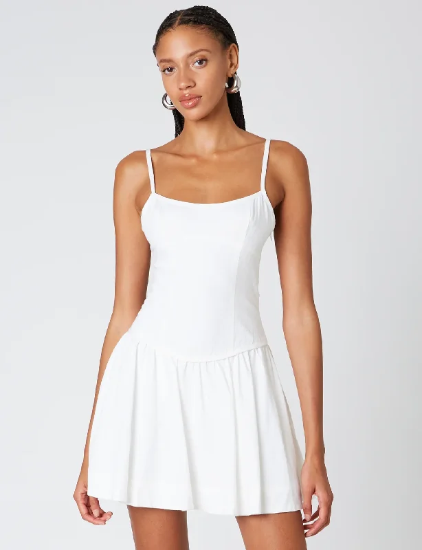 Amber Dress, White