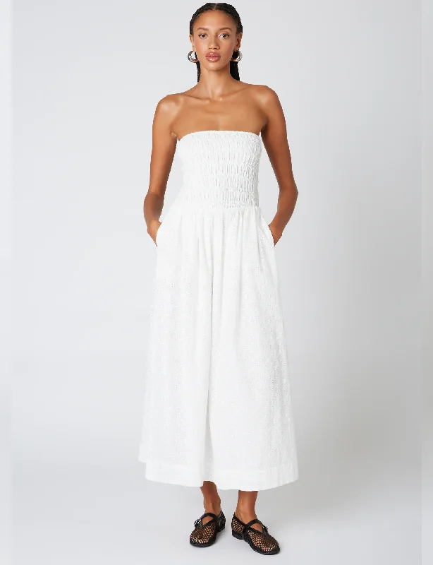 River Dress, White