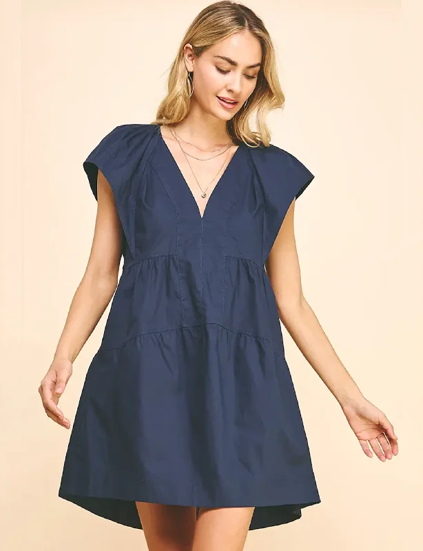 Gabriella Mini Dress, Deep Navy