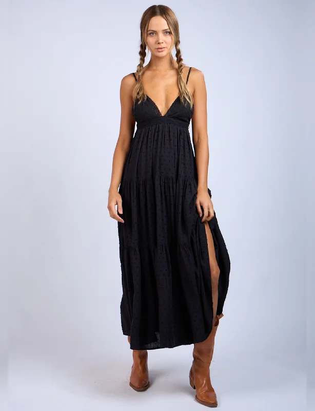 Meadow Maxi Dress, Black