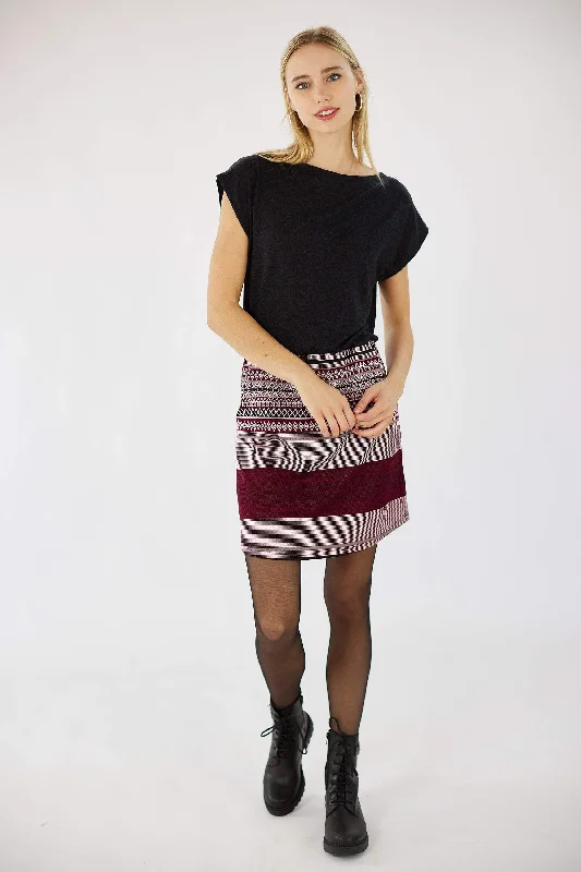 Dress Baloux dark grey aztec.