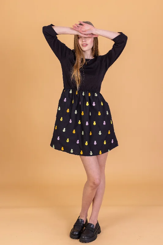 Dress Luiza Black Pineapple.