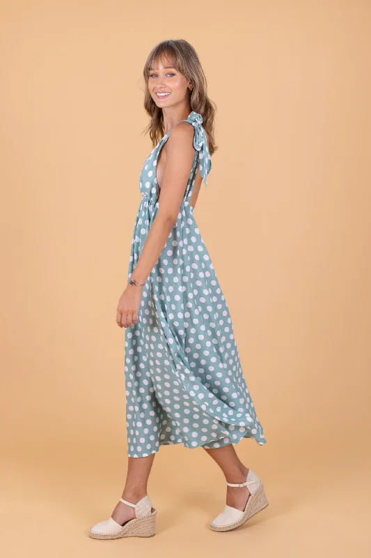 Dress Selene Mint Polka.