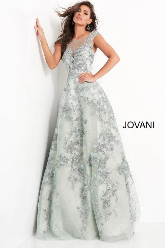 Jovani 04438 Long A-line Prom Dress