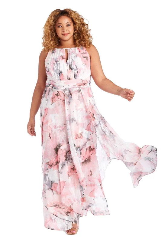 R&M Richards 7088W Long Plus Size Formal Dress Sale