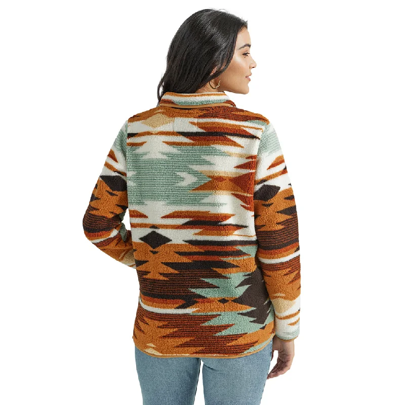 Wrangler Women's Retro Punchy Sherpa Pullover