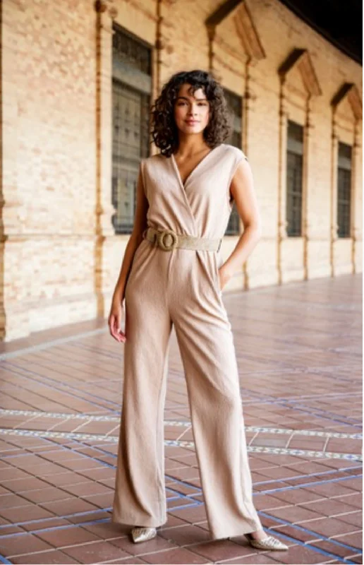 Esqualo Light Sand Jumpsuit