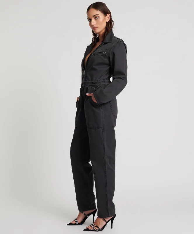 ONE TEASPOON Womens Black Olivia Overall