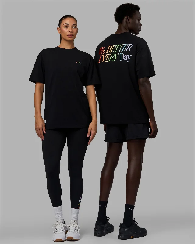 Unisex VS6 FLXCotton Tee Oversize - Pride-Black