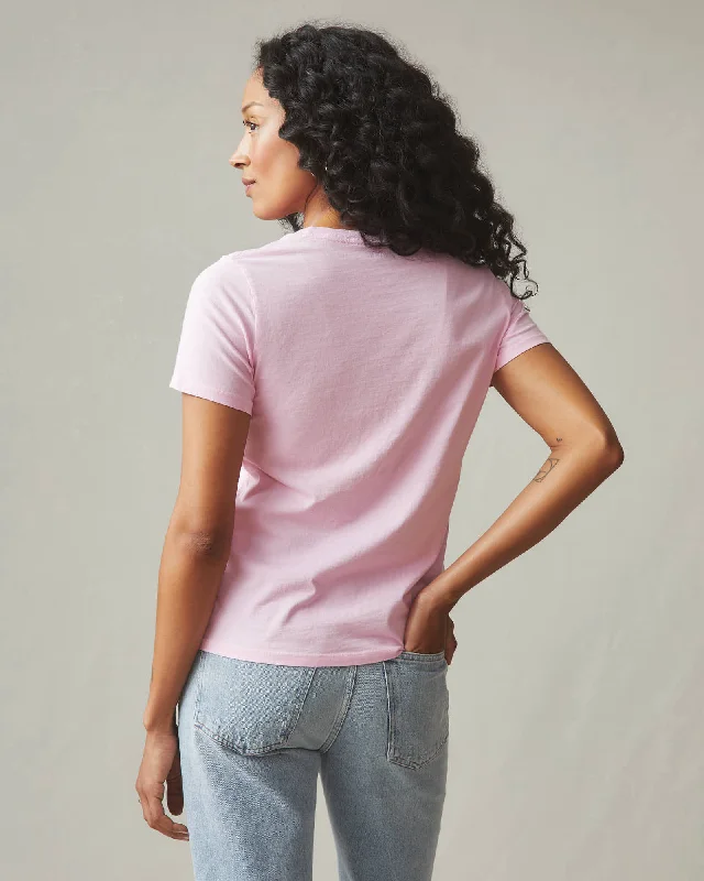 Classic Cotton Crew Tee - Lilac Sachet