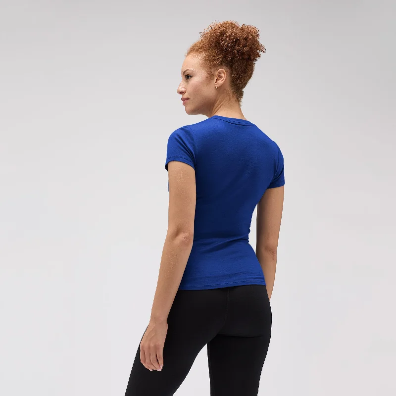 Women's Slim Merino Crew Neck T-Shirt