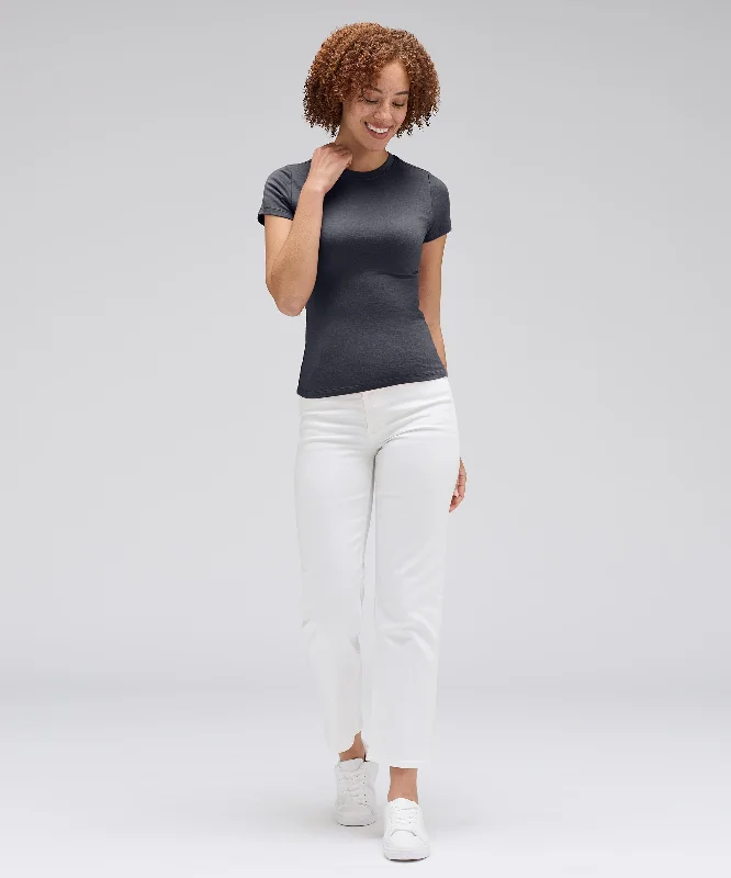 Women's Slim Merino Crew Neck T-Shirt