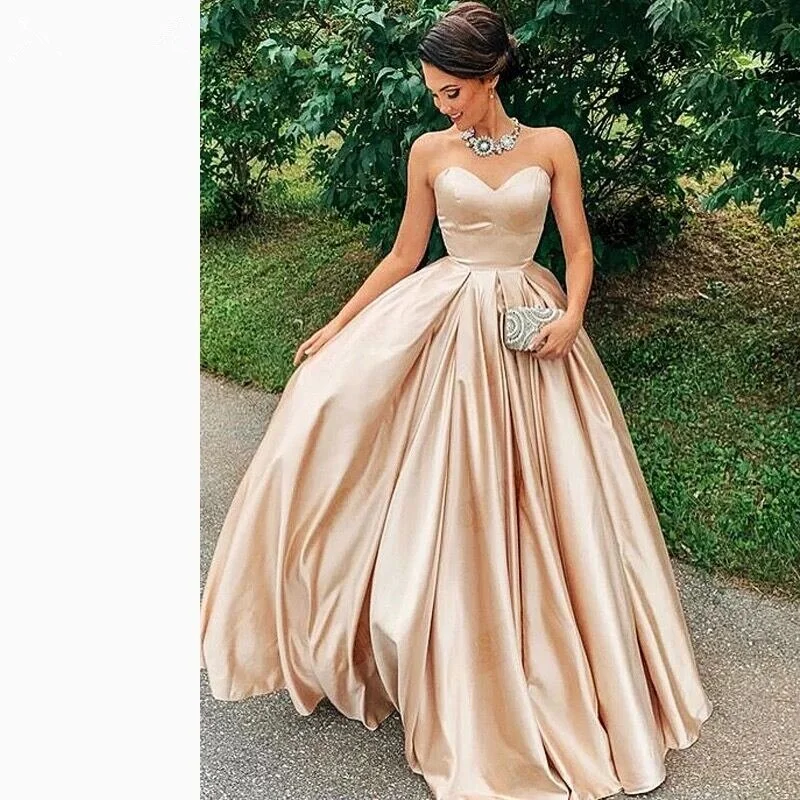 FashionSierra - Puffy A Line Prom Dresses