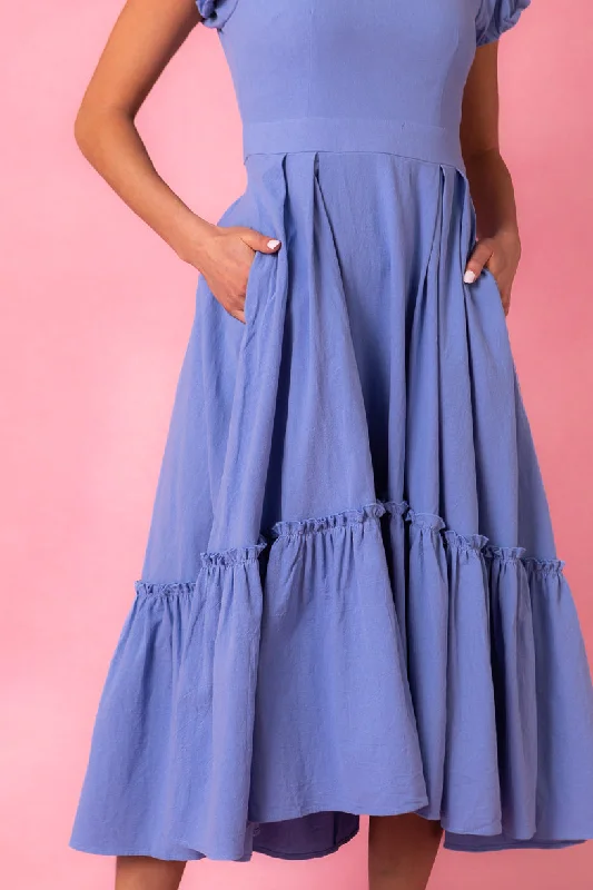 Dahlia Dress in Blue - FINAL SALE