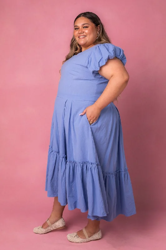 Dahlia Dress in Blue - FINAL SALE