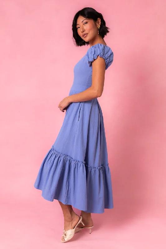 Dahlia Dress in Blue - FINAL SALE