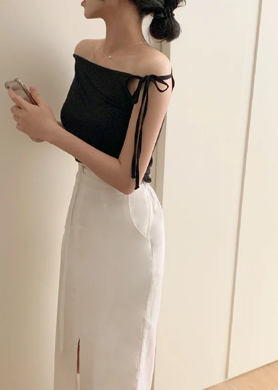 Manila Deering Belt Split Skirt