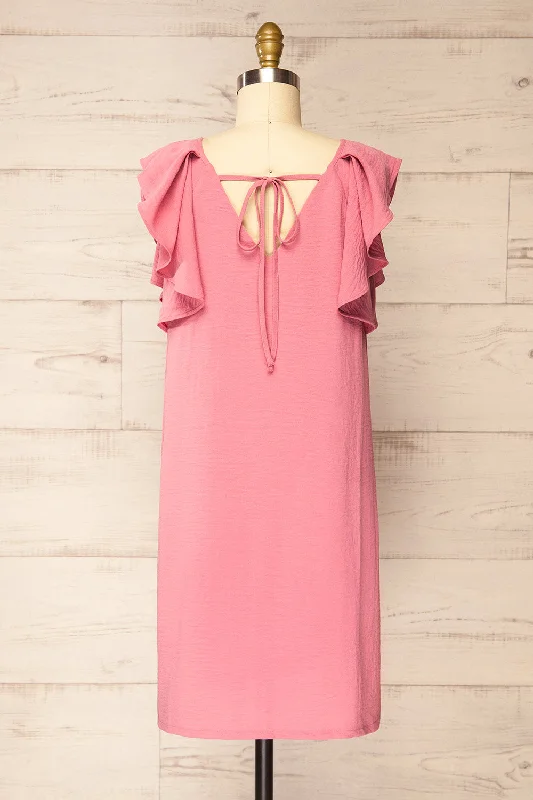 Aaron Pink | Straight Short Dress