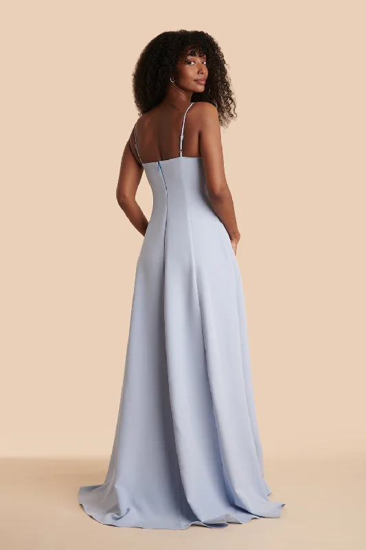 Estella Blue | Maxi A-line Dress w/ Slit