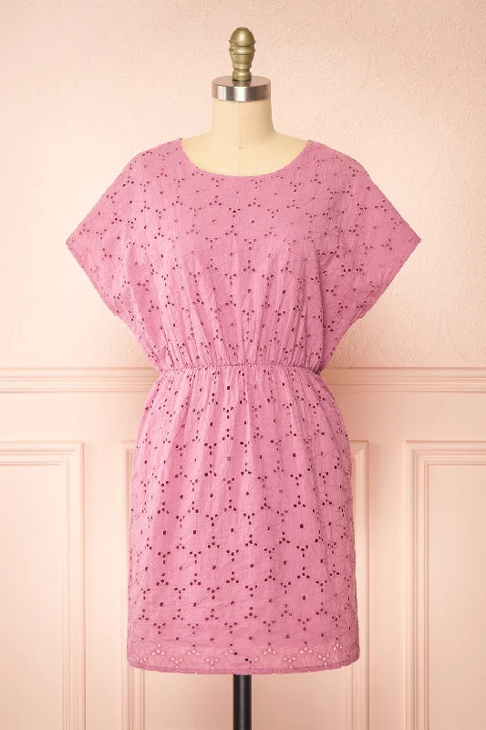 Jonesy | Short Pink Floral Dress