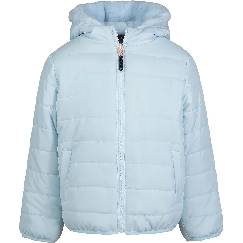 Nautica Girls' Reversible Puffer Jacket (7-16)