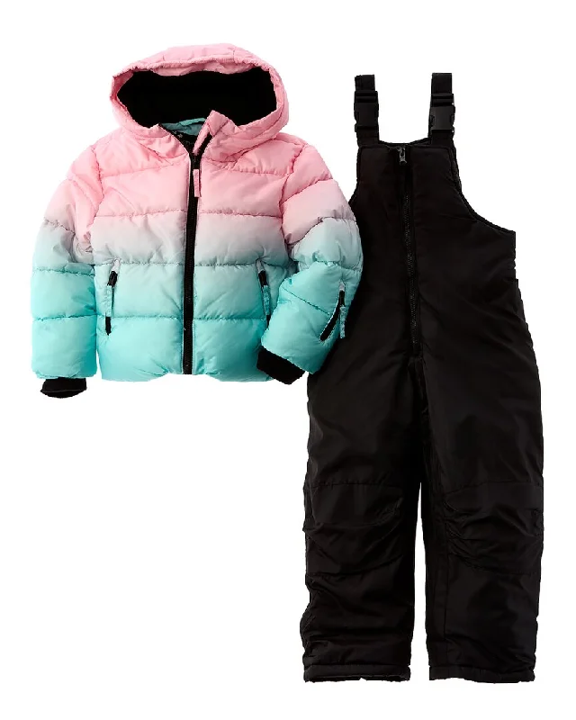 Rothschild Kids Ombre Puffer Snowsuit